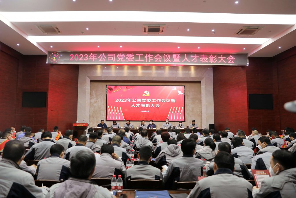 公司召开2023年党委工作会议暨人才表彰大会2